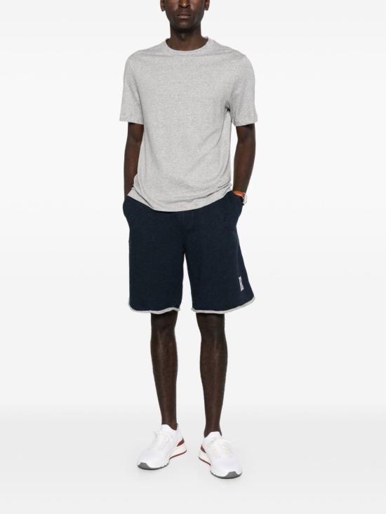 26SS 브루넬로 쿠치넬리 반팔 티셔츠 MW8351308C843 GREY - BRUNELLO CUCINELLI