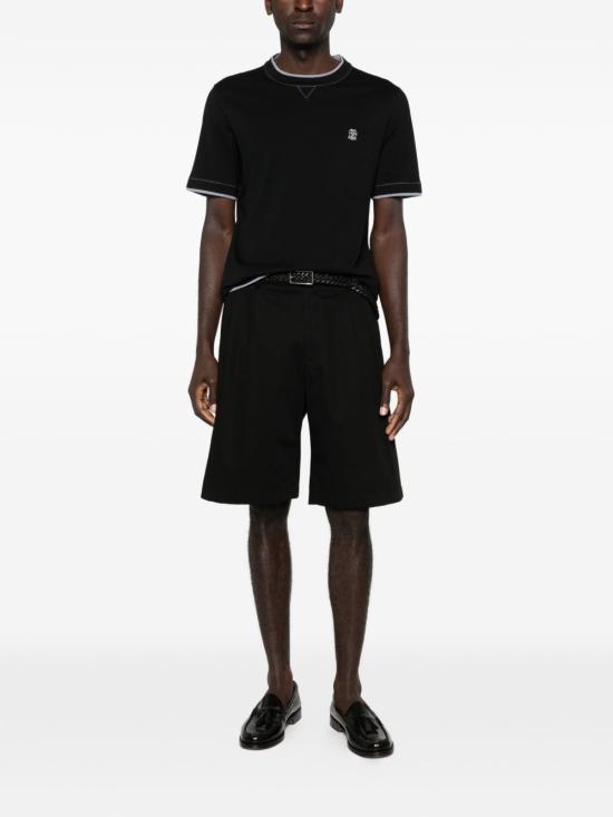 26SS 브루넬로 쿠치넬리 반팔 티셔츠 M0B137451GCCB75 BLACK - BRUNELLO CUCINELLI