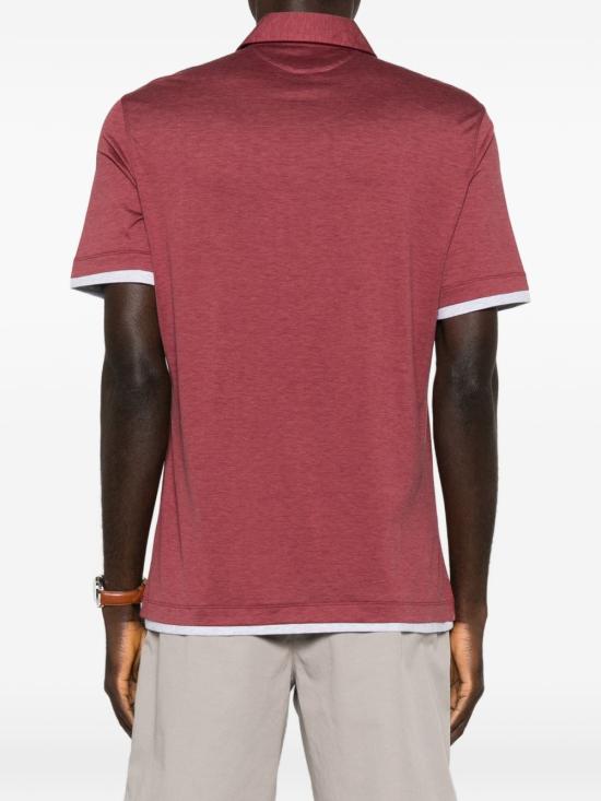 26SS 브루넬로 쿠치넬리 반팔 티셔츠 MR8333966CMK02 RED - BRUNELLO CUCINELLI