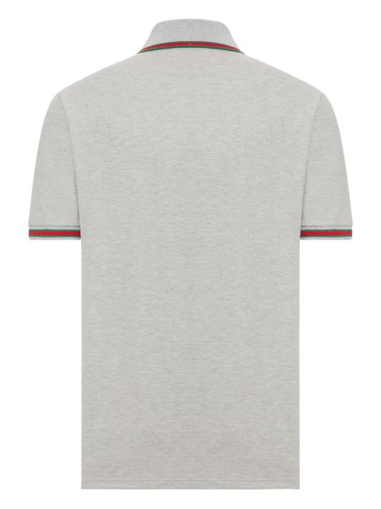 25FW 구찌 코튼 폴로 셔츠 795174XJHEE 1056 GREY - GUCCI