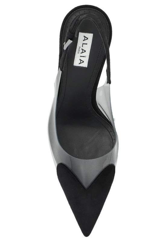 25FW 알라이아 힐/펌프스 AA3E083CK318 999 BLACK - ALAIA