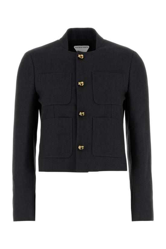 25FW 보테가베네타 자켓 811685V5UP0 1370 ANTHRACITE