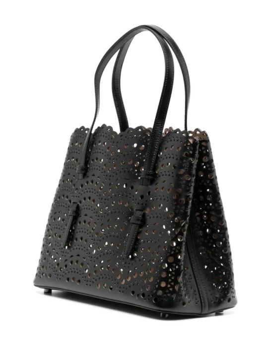 25FW 알라이아 토트백 AA1S06725C0A44 999 BLACK - ALAIA
