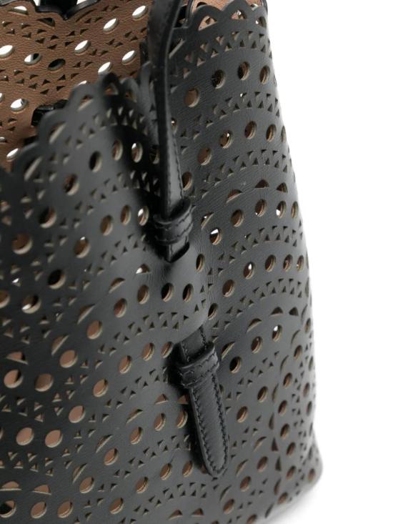 25FW 알라이아 토트백 AA1S06725C0A44 999 BLACK - ALAIA