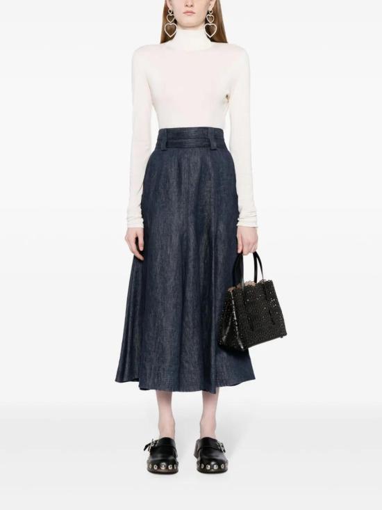 25FW 알라이아 토트백 AA1S06725C0A44 999 BLACK - ALAIA