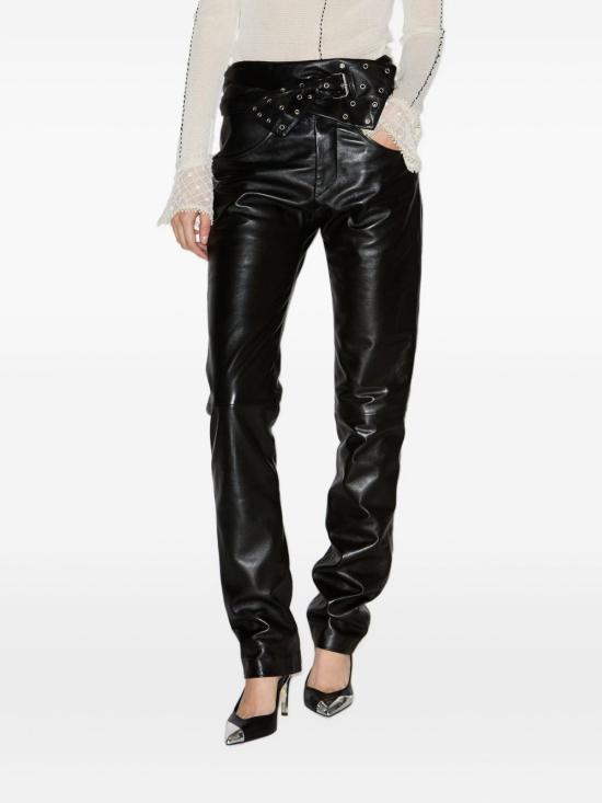 25FW 이자벨마랑 스트레이트 팬츠 PA0633FAC4B01I01BK BLACK - ISABEL MARANT