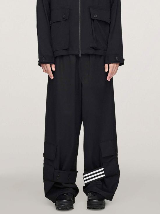 25FW 와이쓰리 스트레이트 팬츠 MJX7297 Black