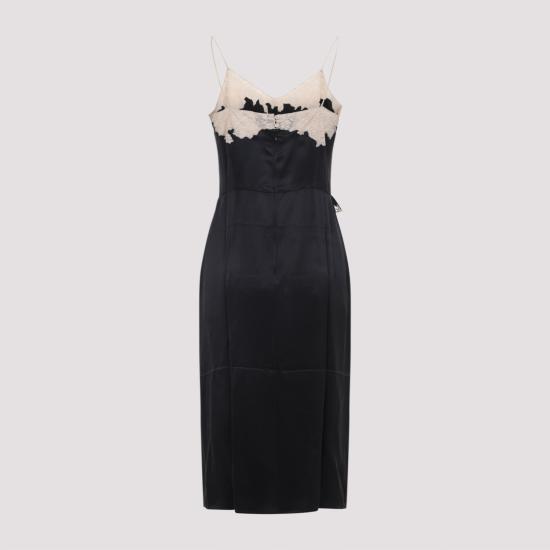 25FW 프라다 미디 원피스 P3Q32SOOO170QF0002 BLACK - PRADA