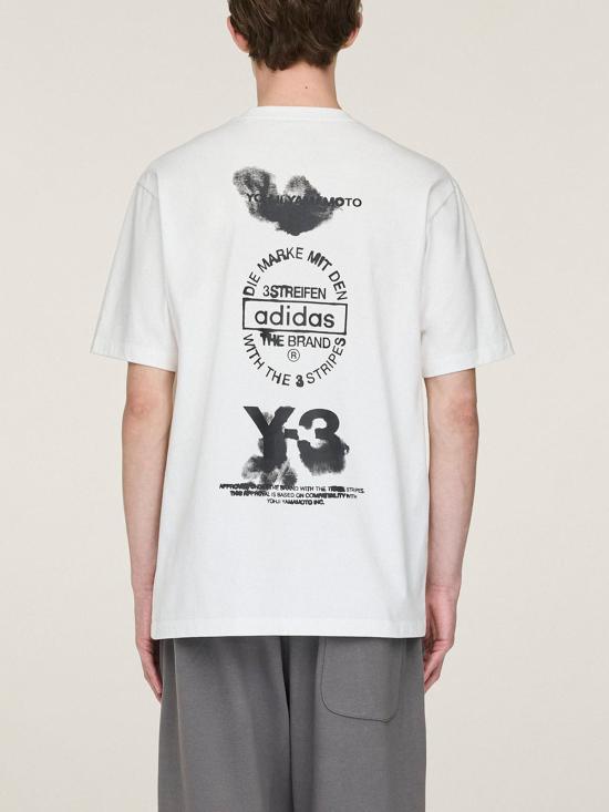 25FW 와이쓰리 반팔 티셔츠 MJZ0712 White - Y-3