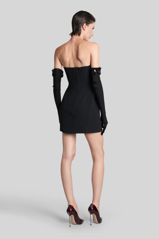 25FW 데이비드 코마 숏 원피스 429646 PF25DK79D Black - DAVID KOMA