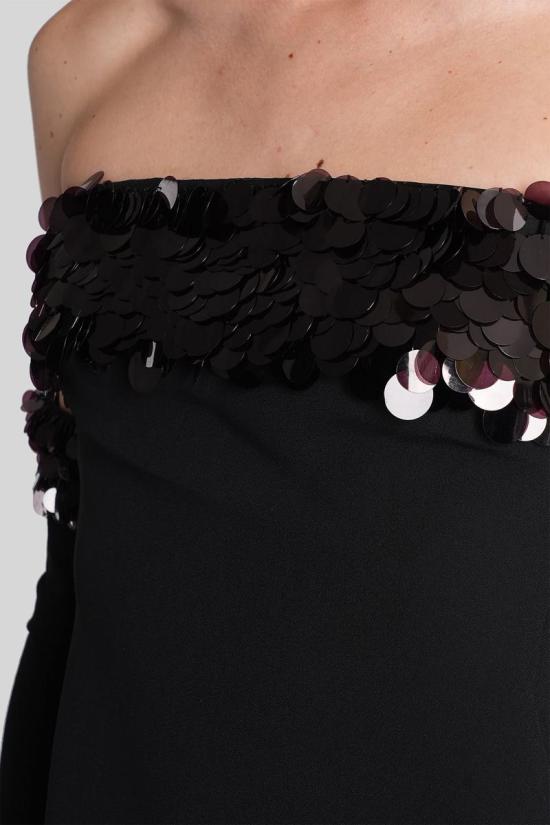 25FW 데이비드 코마 숏 원피스 429646 PF25DK79D Black - DAVID KOMA