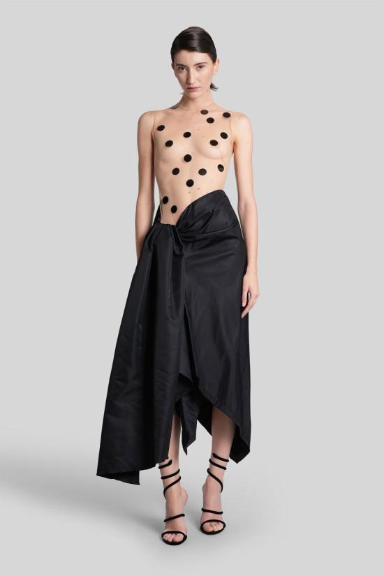 25FW 데이비드 코마 롱 원피스 431938 AW25DK17D Black