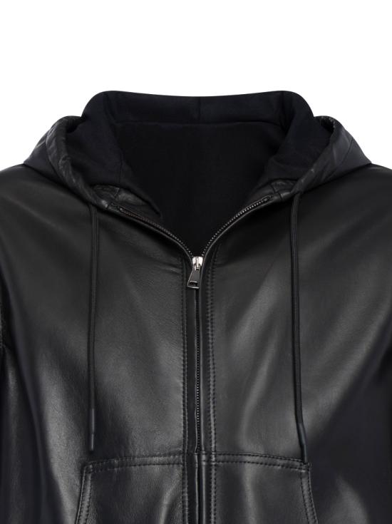 25FW 프랜지스 콜렉션 가죽 자켓 OBD02 NERO Black - FRANZESE COLLECTION