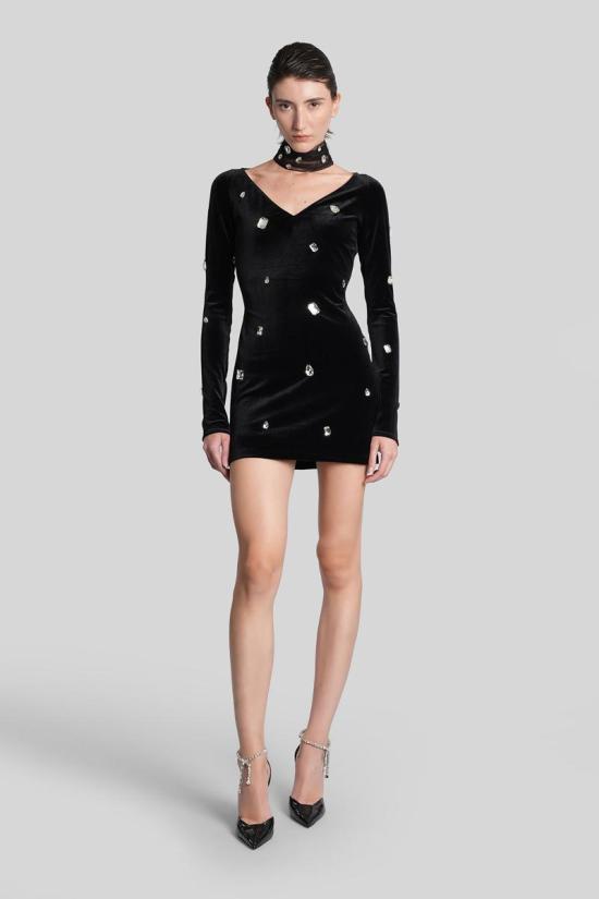 25FW 데이비드 코마 숏 원피스 429647 PF25DK80D Black