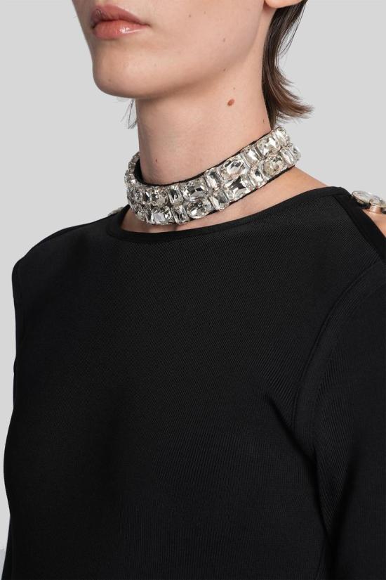 25FW 데이비드 코마 숏 원피스 429656 PF25DKKN02D Black - DAVID KOMA