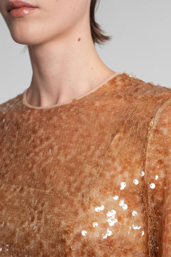 25FW 데이비드 코마 숏 원피스 429639 PF25DK107D Beige - DAVID KOMA