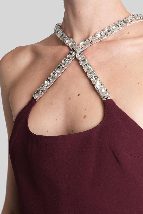 25FW 데이비드 코마 숏 원피스 429650 PF25DK95D Red - DAVID KOMA