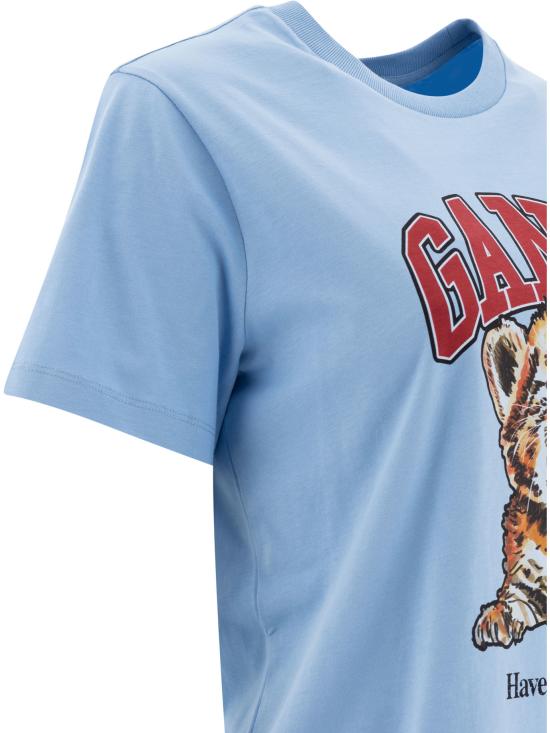 26SS 가니 반팔 티셔츠 T4007745 Light blue - GANNI