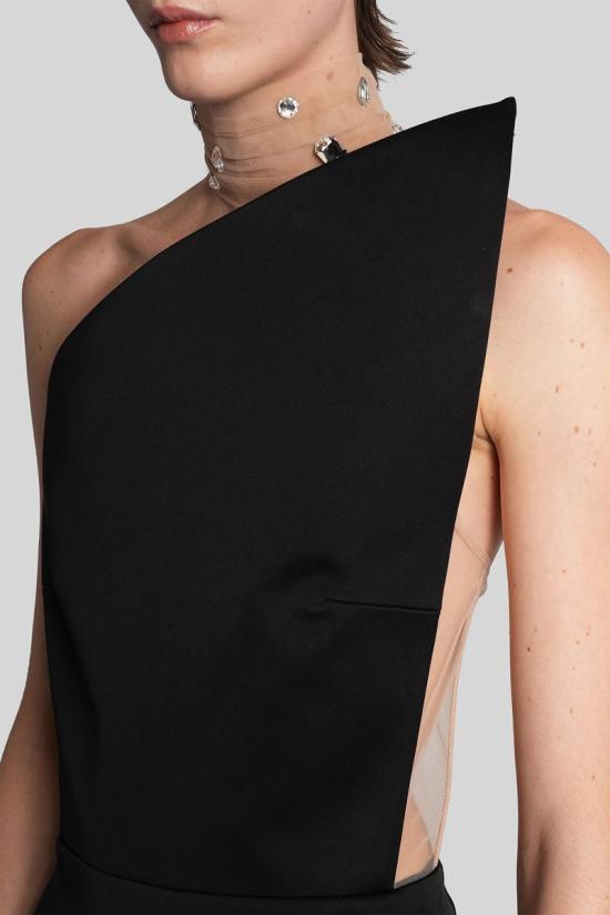 25FW 데이비드 코마 숏 원피스 429631 PF25DK04D Black - DAVID KOMA