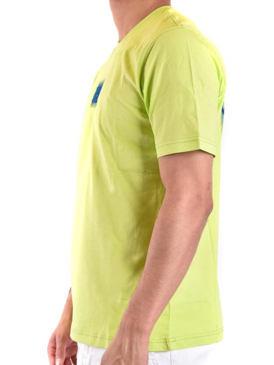 24FW 디젤 반팔 티셔츠 A122710GRAI5KB Yellow - DIESEL