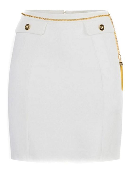  엘리자베타프랜치 미디 스커트 GO14857E2360 White