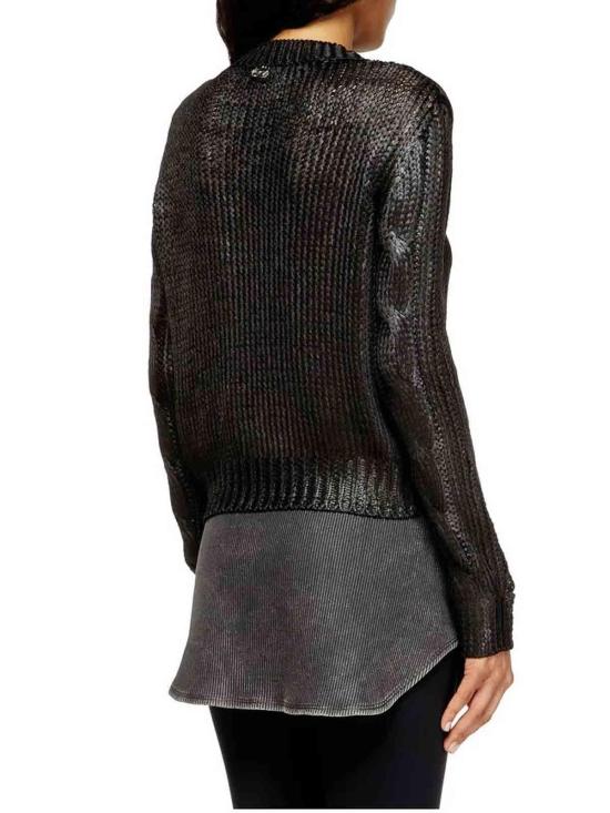  디젤 케이블 니트 스웨터  A194760NKCP7CSA Light Brown - DIESEL