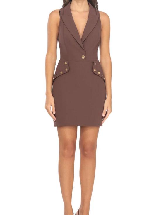 26FW 엘리자베타프랜치 숏팬츠 AB89757E2EA3 Brown - ELISABETTA FRANCHI