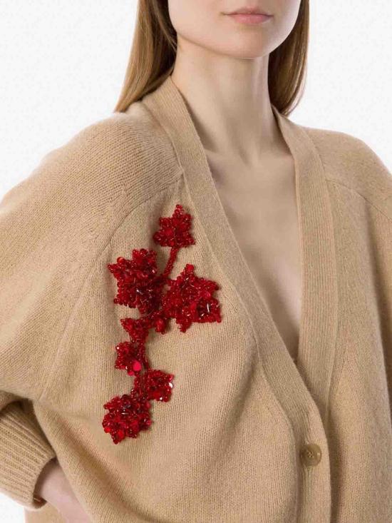 25FW 알베르타 페레티 가디건 091951011081 Beige - ALBERTA FERRETTI