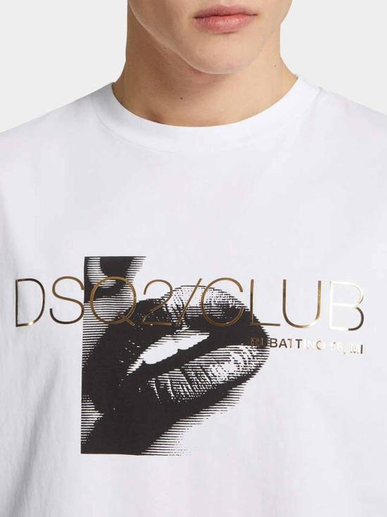 25FW 디스퀘어드2 반팔 티셔츠 S71GD1588D20020100 White - DSQUARED2