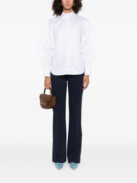  핑코 플레어 팬츠 100054A15MGA3 Blue - PINKO