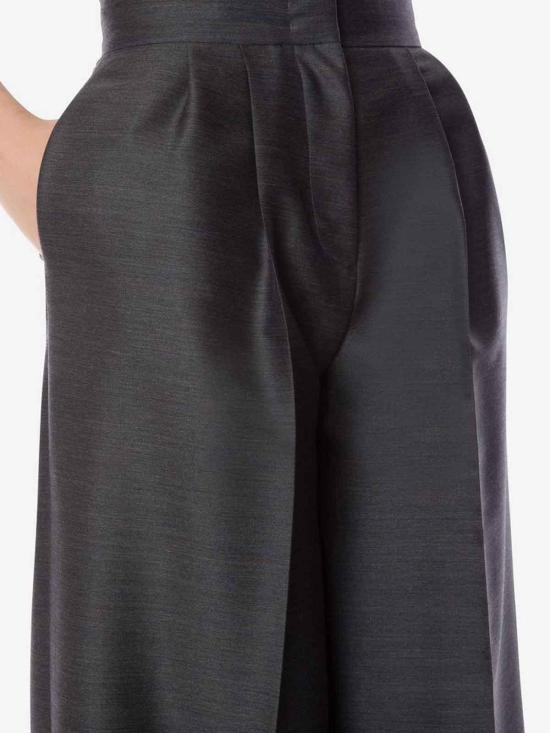 25FW 알베르타 페레티 스트레이트 팬츠 030551340518 Black - ALBERTA FERRETTI