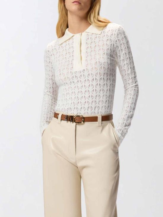  핑코 민소매 티셔츠 105977A2YIZ06 White - PINKO