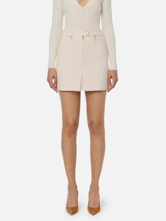  엘리자베타프랜치 미디 스커트 GO13156E2DZ9 White - ELISABETTA FRANCHI