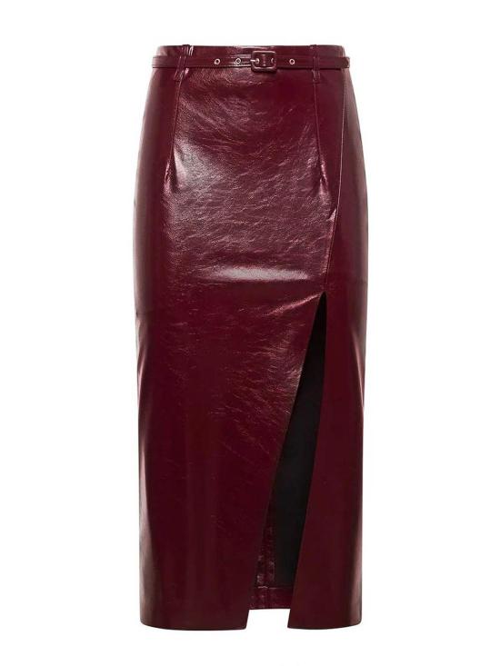 25FW 시모나 코르셀리니 미디 스커트 A25CPGO00501V0746 Dark Red