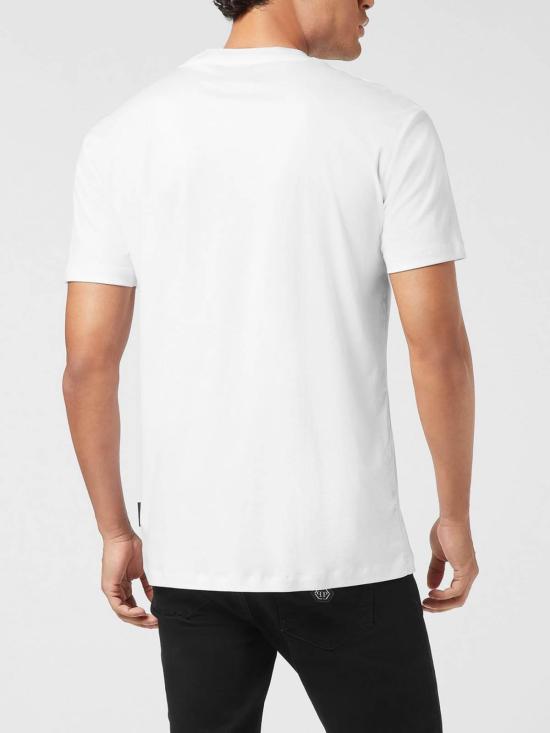 26FW 필립 플레인 반팔 티셔츠 AAECMTK8740PJY002N01 White - PHILIPP PLEIN