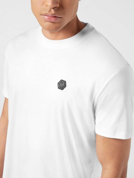 26FW 필립 플레인 반팔 티셔츠 AAECMTK8740PJY002N01 White - PHILIPP PLEIN