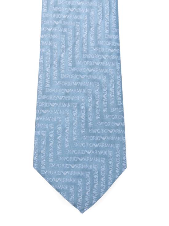 25FW 엠포리오 아르마니 넥타이 340075 3R60400332 Clear Blue - EMPORIO ARMANI