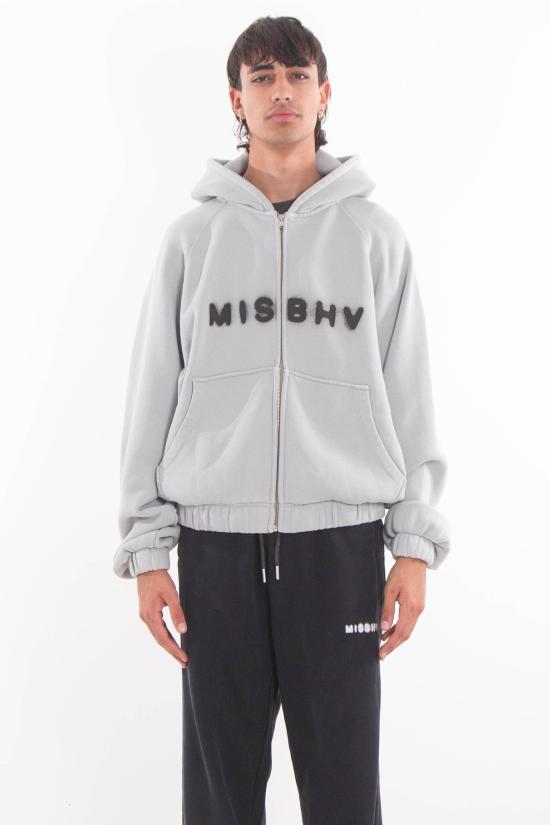 25FW 미스비헤이브 긴팔 티셔츠 251M229 LIGHT GREY Grey