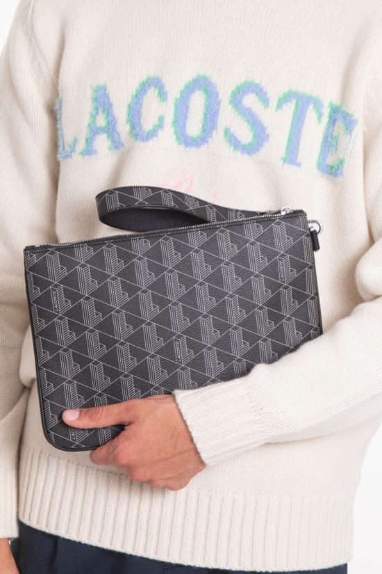 25FW 라코스테 가방 NU4669 H45 Black - LACOSTE