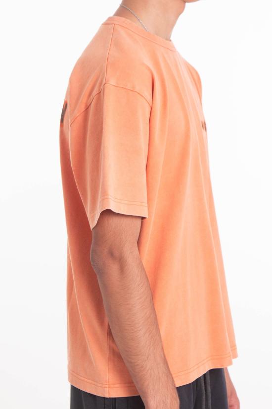 25FW 미스비헤이브 반팔 티셔츠 251M129 BURNT ORANGE Arancio - MISBHV