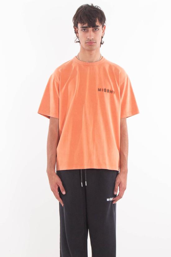 25FW 미스비헤이브 반팔 티셔츠 251M129 BURNT ORANGE Arancio