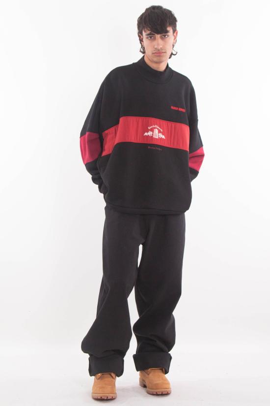 25FW 윌리 차바리아 긴팔 티셔츠 WCJSY0101 001 Black - WILLY CHAVARRIA