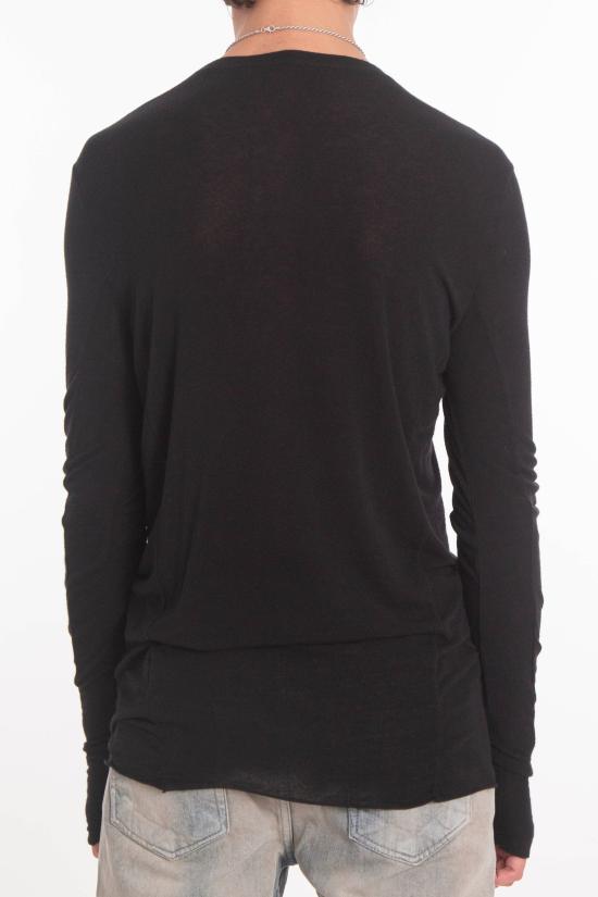 25FW 엠디75 긴팔 티셔츠 MD11157 FW25 BLACK Black - MD75