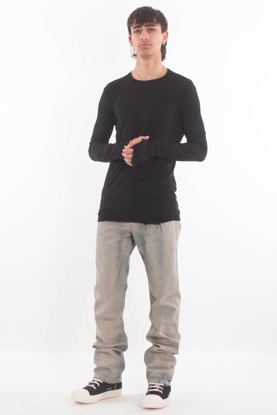 25FW 엠디75 긴팔 티셔츠 MD11157 FW25 BLACK Black - MD75