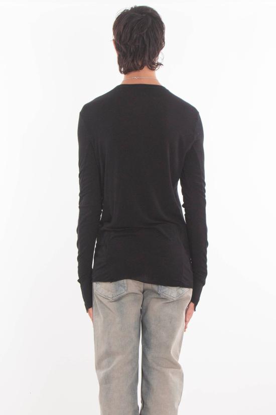 25FW 엠디75 긴팔 티셔츠 MD11157 FW25 BLACK Black - MD75