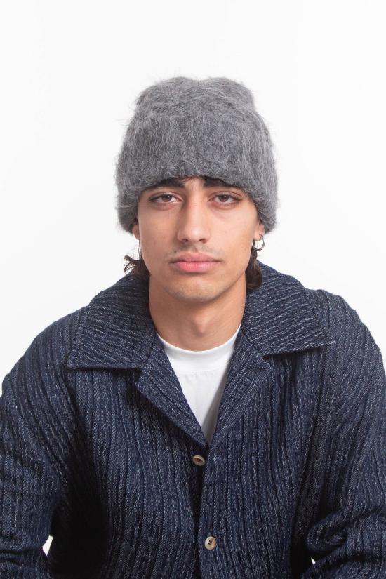 25FW 세퍼 버킷햇 FW23FUZZYBEANIE CHARCOAL Grey