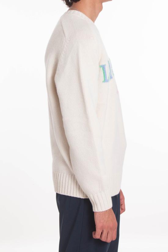 25FW 라코스테 스웨터 AH5202 A9I White - LACOSTE