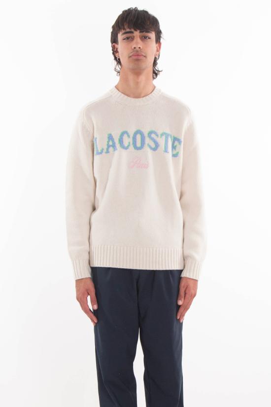 25FW 라코스테 스웨터 AH5202 A9I White