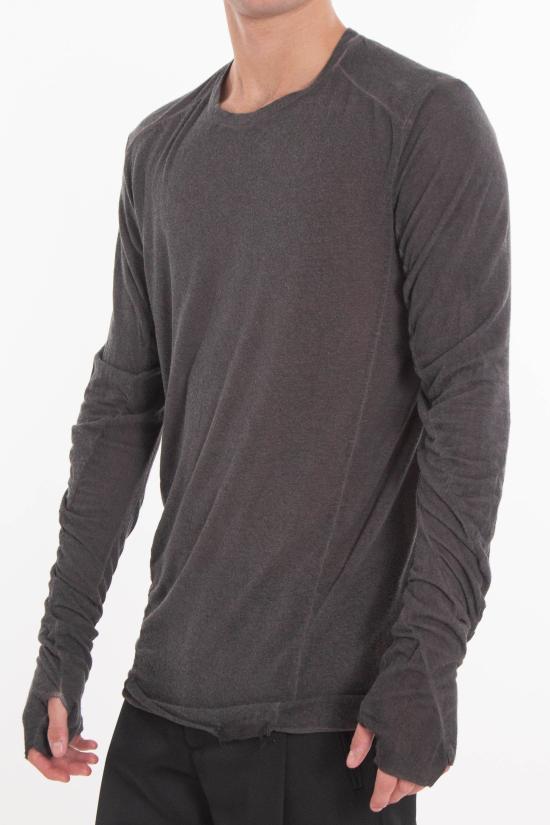 25FW 엠디75 긴팔 티셔츠 MD11157 FW25 MORO Grey - MD75