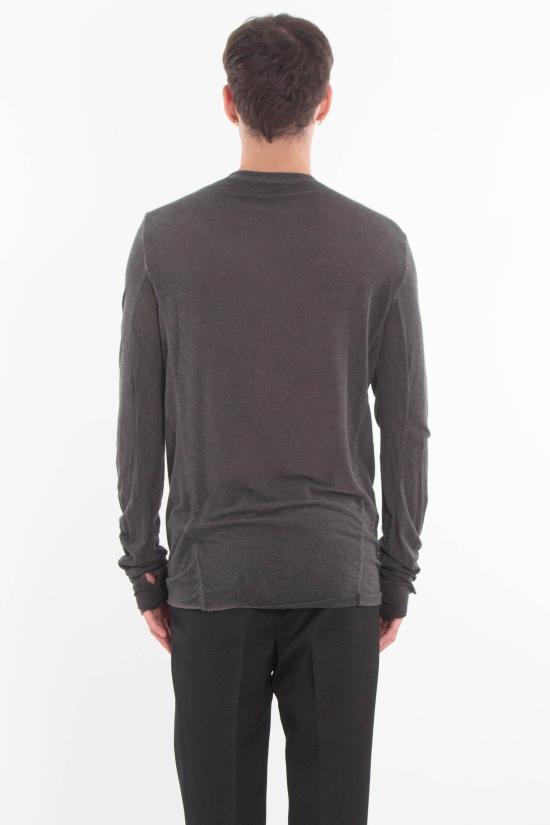 25FW 엠디75 긴팔 티셔츠 MD11157 FW25 MORO Grey - MD75